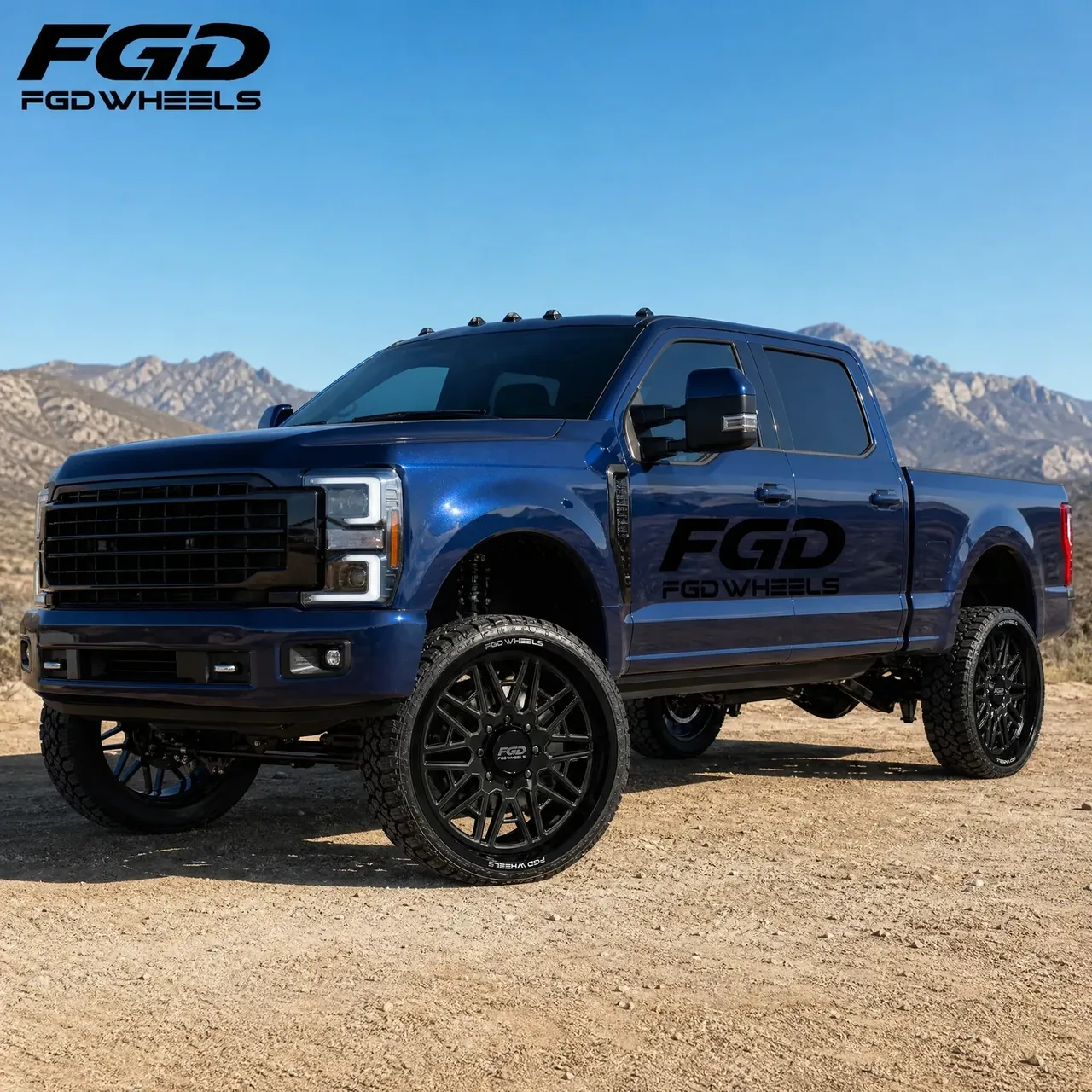 Ford F-350 Super Duty on FGD Wheels